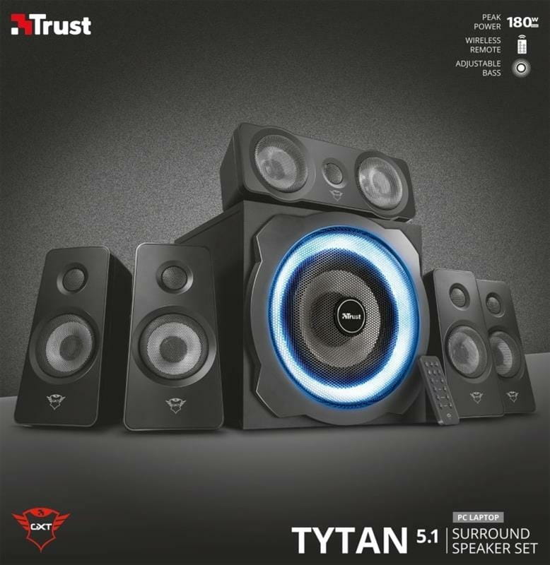 Акустична система Trust 5.1 GXT 658 Tytan Surround Speaker System Black (21738)