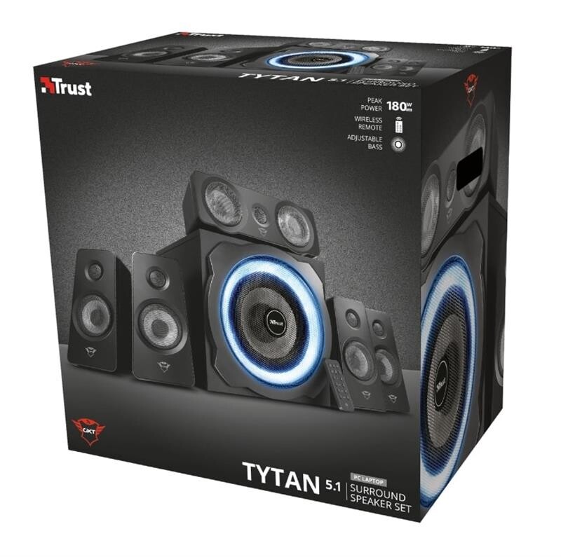 Акустическая система Trust 5.1 GXT 658 Tytan Surround Speaker System Black (21738)
