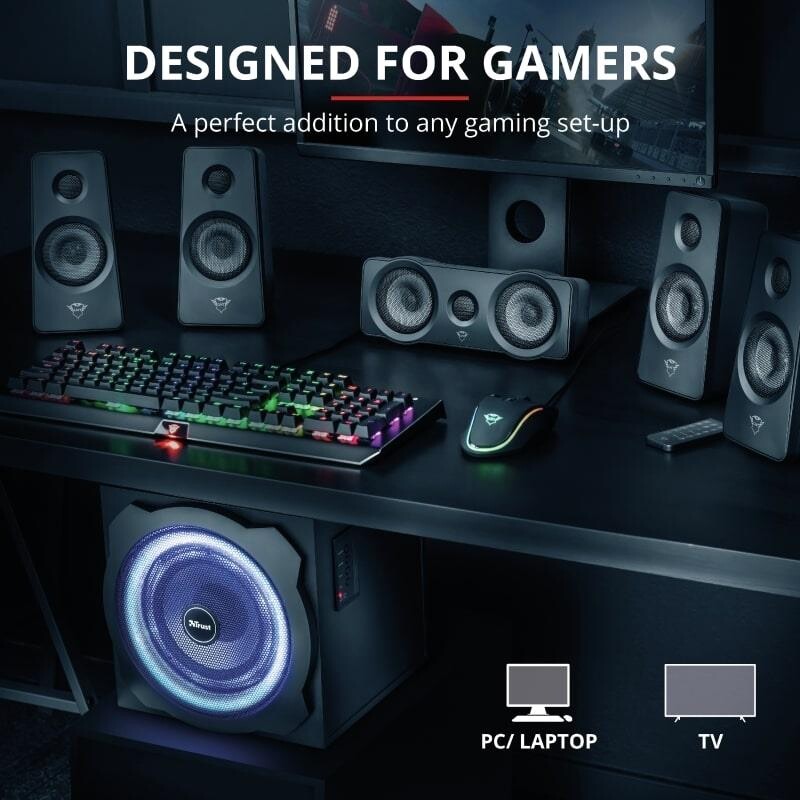 Акустическая система Trust 5.1 GXT 658 Tytan Surround Speaker System Black (21738)