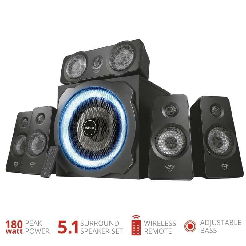 Акустическая система Trust 5.1 GXT 658 Tytan Surround Speaker System Black (21738)