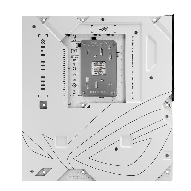 Материнська плата Asus ROG X870E Crosshair Glacial WiFi Socket AM5