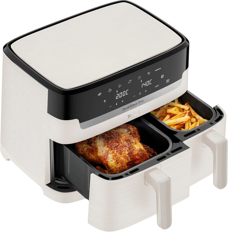 Мультипечь Tefal Dual Easy Fry EY901AE0