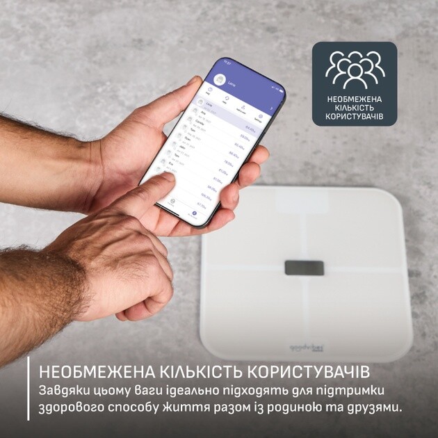 Весы напольные Tefal GoodVibes Sport BM9740F0