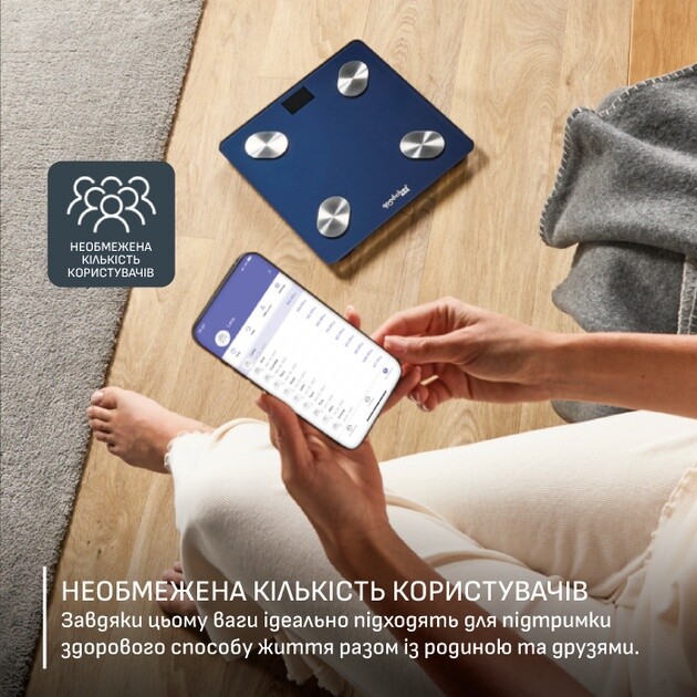 Весы напольные Tefal GoodVibes Life+ BM9720F0