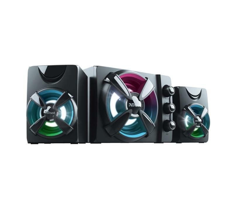 Акустическая система Trust 2.1 Ziva RGB Black (23644)