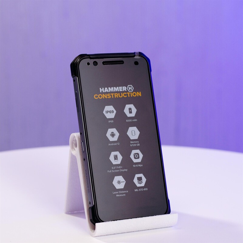 Смартфон myPhone Hammer Construction 6/128GB Silver (5902983620365)