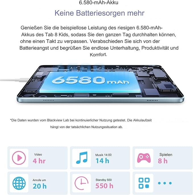 Планшет Blackview Tab 8 Kids 4/128GB Pudding Pink (6931548313038)