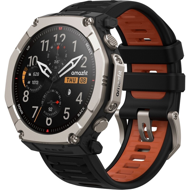 Смарт-годинник Amazfit T-Rex Ultra 2 Black Orange (W2550GL2N)