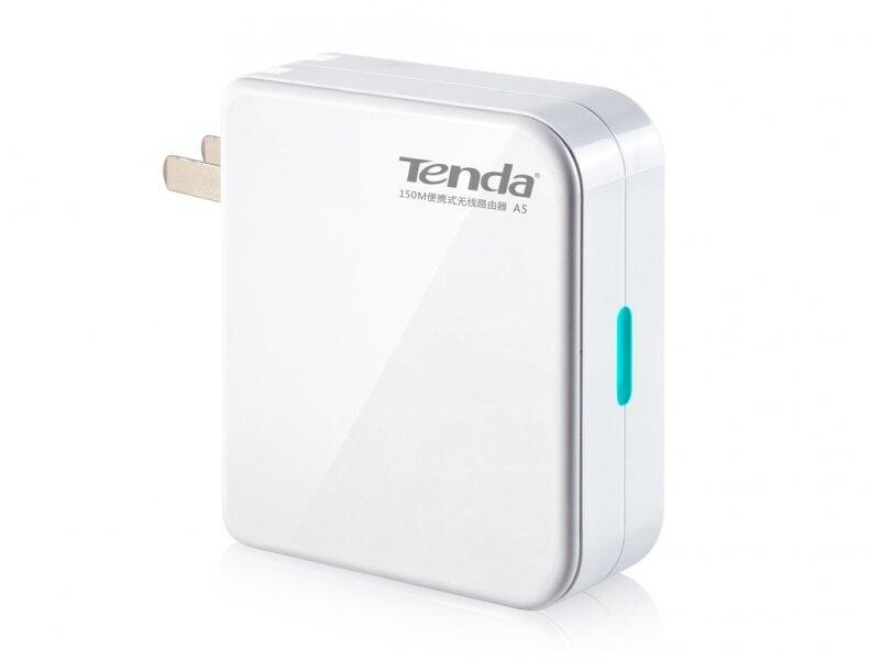 Маршрутизатор Tenda A5 802.11n 150N, вмонтованний блок живлення