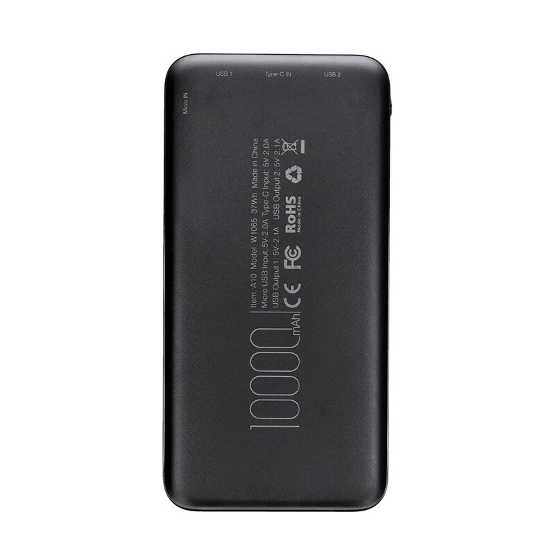 Універсальна мобільна батарея Veger W1065 10000mAh (W1065.black)