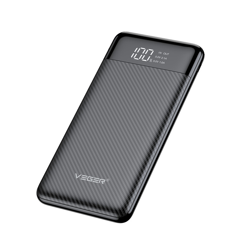 Універсальна мобільна батарея Veger W1087 10000mAh (W1087.black)