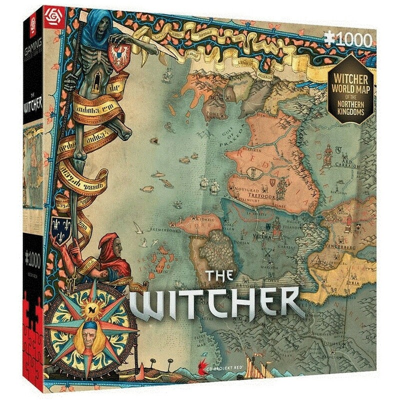 Пазл GoodLoot The Witcher 3 Northern Kingdoms (5908305242994)