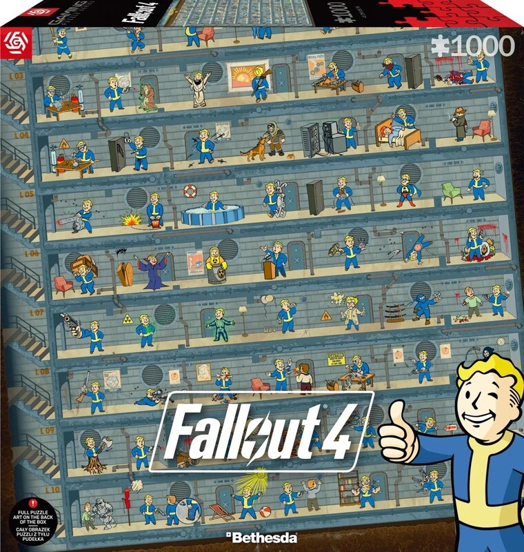 Пазл GoodLoot Fallout 4 Perk Poster Puzzles (5908305247937)