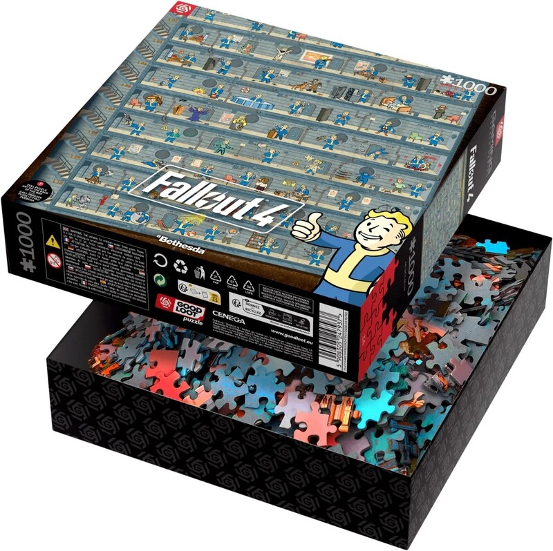 Пазл GoodLoot Fallout 4 Perk Poster Puzzles (5908305247937)