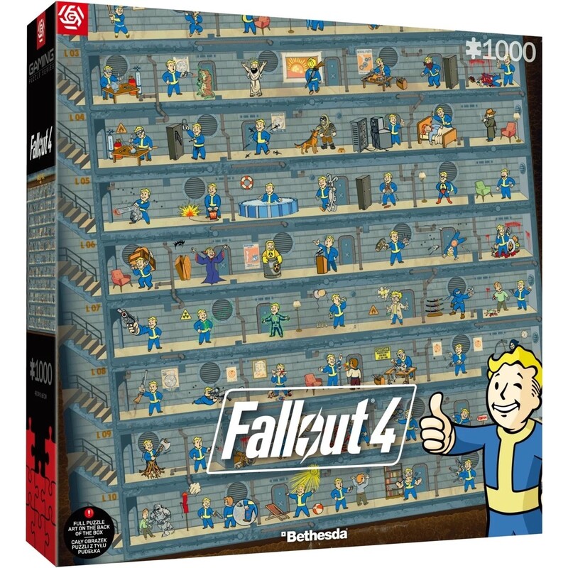 Пазл GoodLoot Fallout 4 Perk Poster Puzzles (5908305247937)