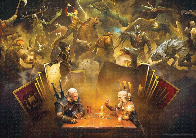 Пазл GoodLoot The Witcher Playing Gwent (5908305249634)