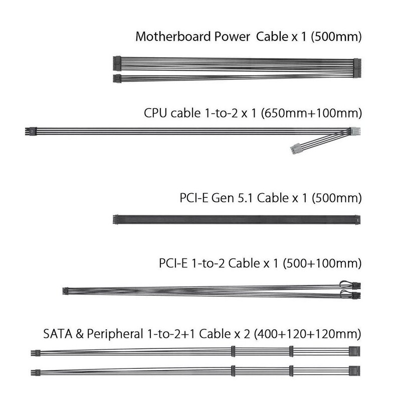 Блок живлення Asus TUF Gaming 750W Gold EVO (90YE00SB-B0NA00)