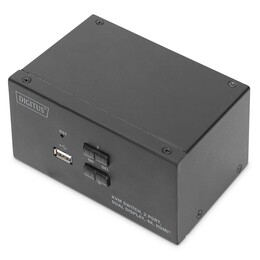 Удлинитель HDMI сигнала Digitus HDMI KVM по IP, 2160P/30hz, (DS-12860)
