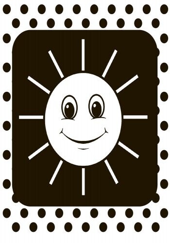 Ми-ми-книга. Контрастная книга для младенца / Кривцова П.