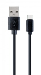 Кабель Cablexpert (CC-USB2-AMCM-1M), USB 2.0 BM - USB Type-C, 1м, черный