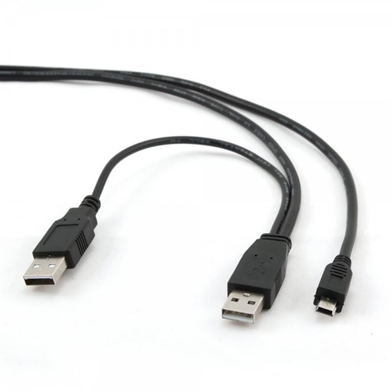 Кабель Cablexpert (CCP-USB22-AM5P-3) 2хUSB 2.0 - mini USB, 0.9м