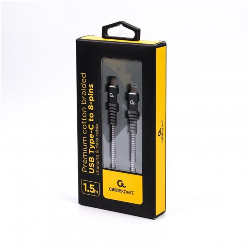 Кабель Cablexpert (CC-USB2B-CM8PM-1.5M) USB Type C - Lightning, 1.5м