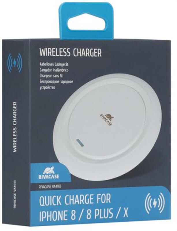Беспроводное зарядное устройство Rivacase White (VA4913 WD1)