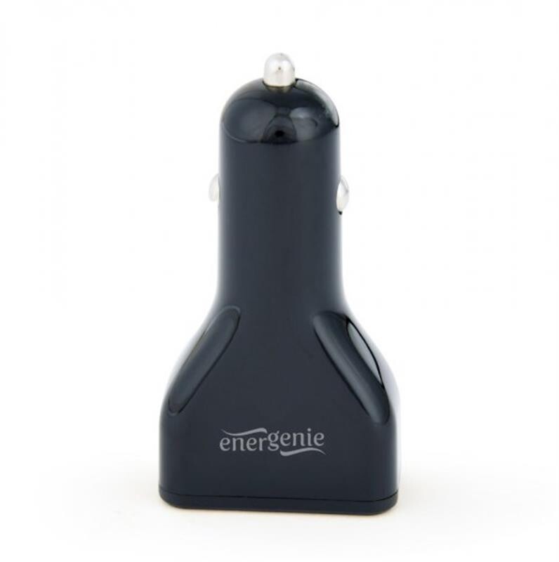 Автомобільний зарядний пристрій EnerGenie (4USBх4.8A) Black (EG-U4C4A-CAR-01)