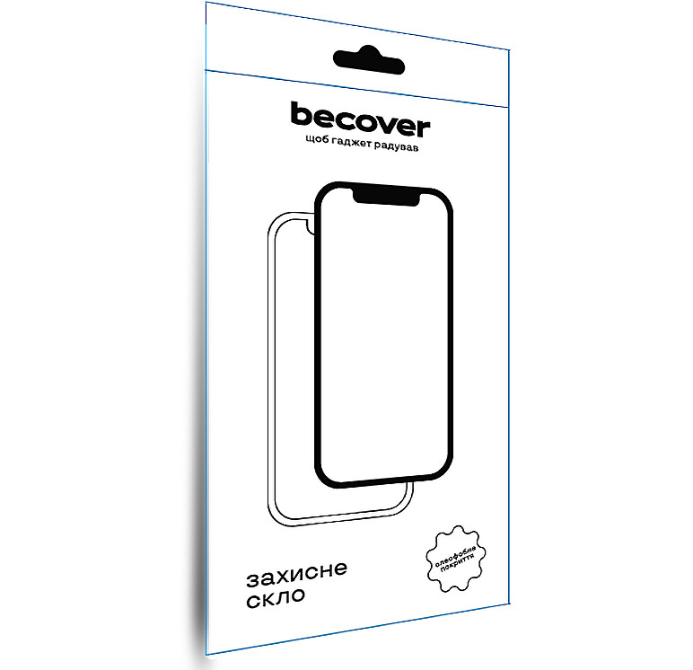Защитное стекло BeCover для Apple iPhone 17e Black (715141)