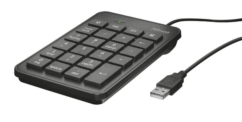 Цифровий клавiатурный блок Trust Xalas Black (22221)
