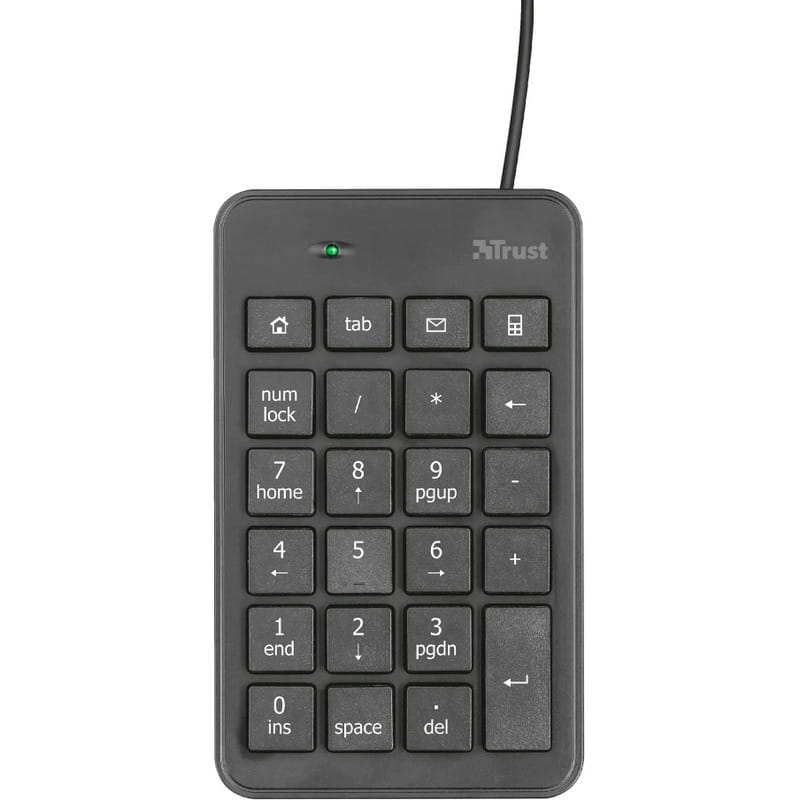 Цифровий клавiатурный блок Trust Xalas Black (22221)