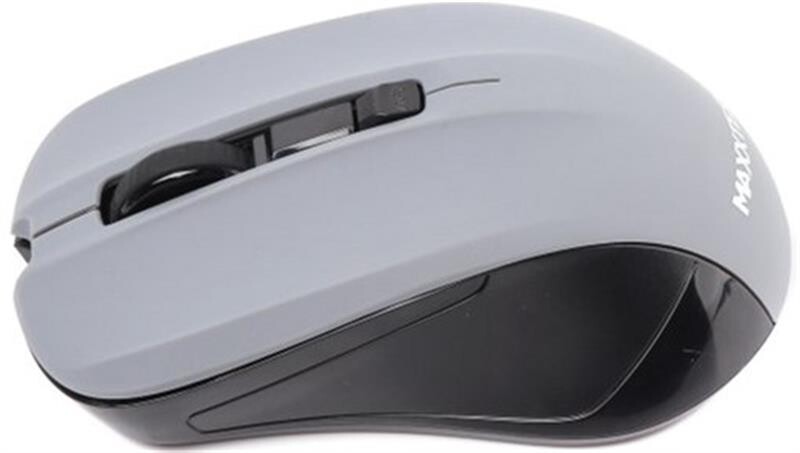 Мишка бездротова Maxxter Mr-337-Gr Grey USB