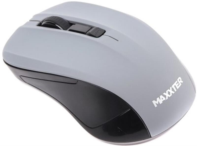 Мышь беспроводная Maxxter Mr-337-Gr Grey USB