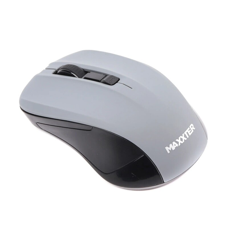 Мишка бездротова Maxxter Mr-337-Gr Grey USB