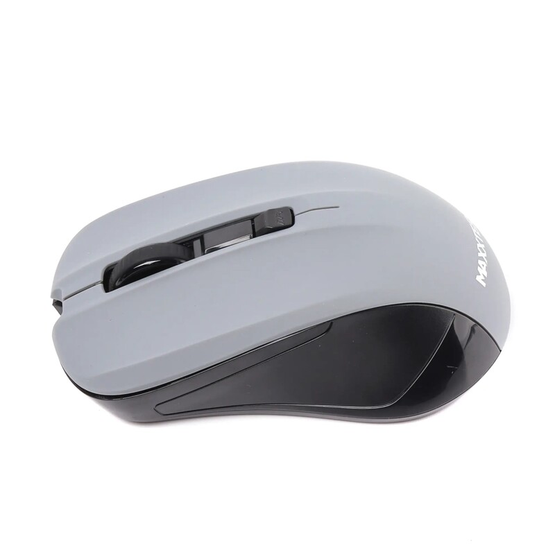 Мишка бездротова Maxxter Mr-337-Gr Grey USB