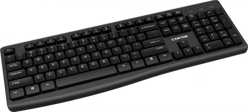 Клавіатура бездротова Canyon CNS-HKBW05-RU Black