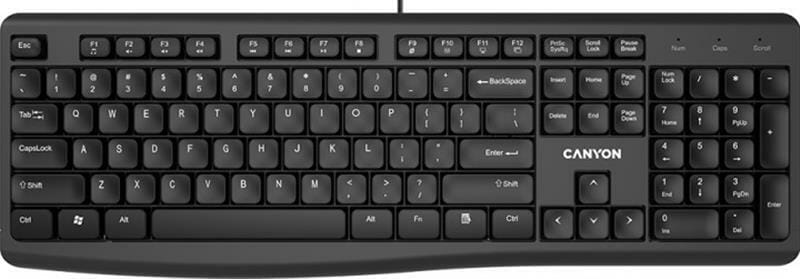 Клавіатура Canyon CNE-CKEY5-RU Black USB