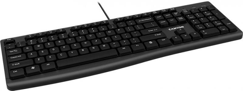 Клавіатура Canyon CNE-CKEY5-RU Black USB