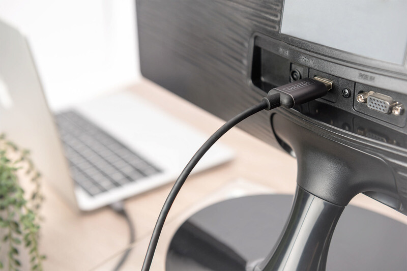 Кабель Digitus USB Type-C - HDMI (M/M), 1.8 м, черный (DA-70821)