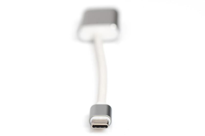 Адаптер Digitus HDMI - USB Type-C (F/M), 0.2 м, White (DA-70836)