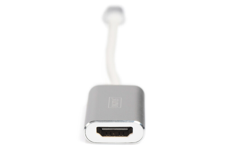 Адаптер Digitus HDMI - USB Type-C (F/M), 0.2 м, White (DA-70836)