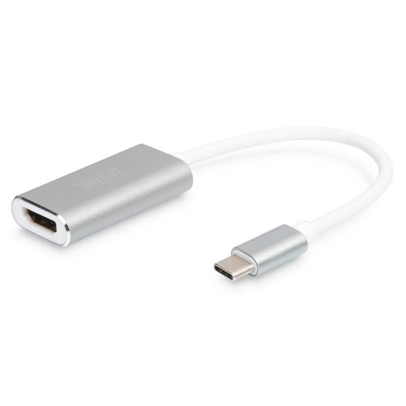 Адаптер Digitus HDMI - USB Type-C (F/M), 0.2 м, White (DA-70836)