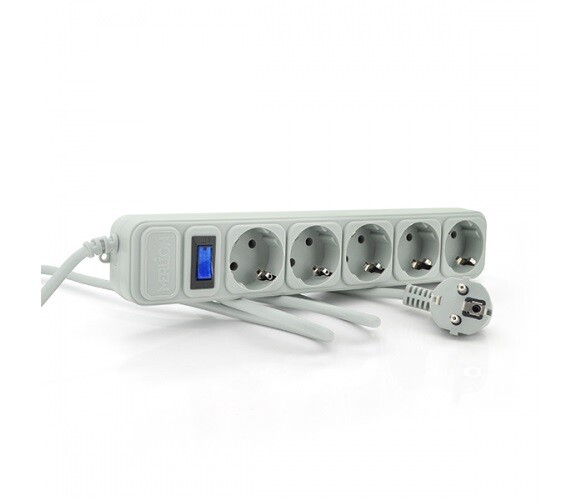 Фільтр живлення Merlion G5450/08848 5 розеток 4,5м сірий