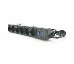 Фильтр питания Merlion B618/07734 6 розеток 1,8м черный