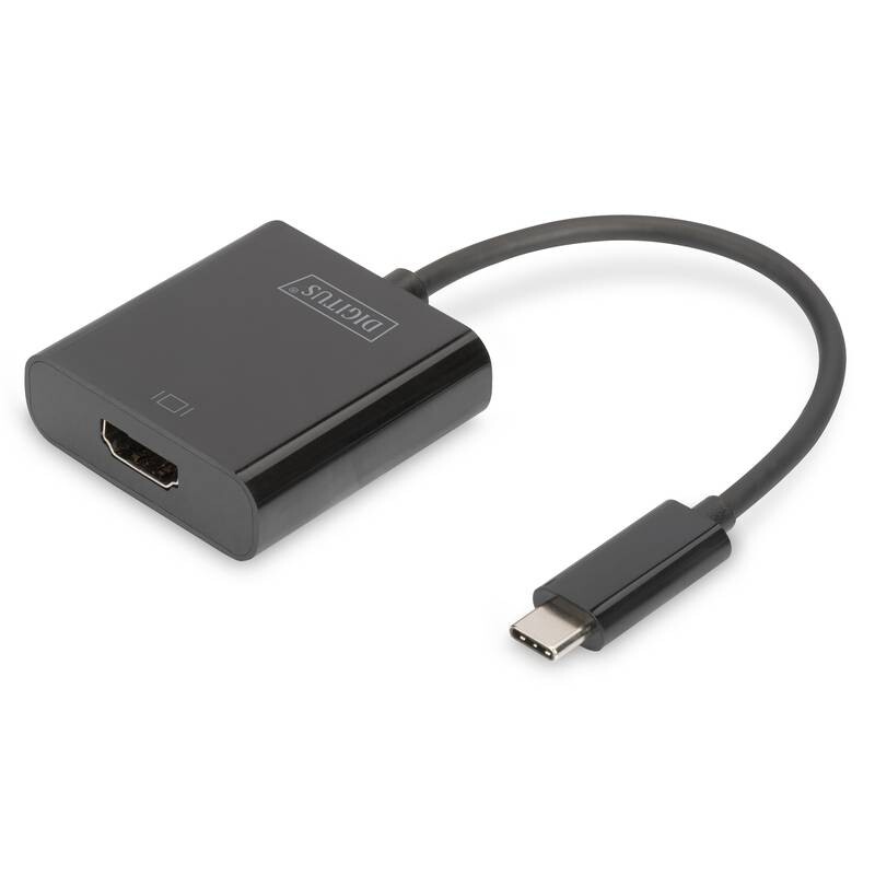 Адаптер Digitus HDMI - USB Type-C (F/M), 0.2 м, Black (DA-70852)