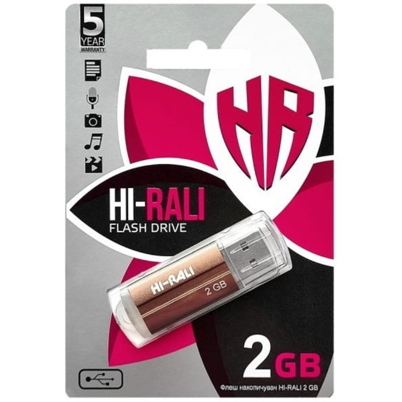 Флеш-накопитель USB 2GB Hi-Rali Corsair Series Bronze (HI-2GBCORBR)