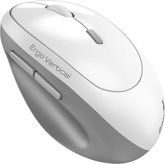 Мышь беспроводная Genius Ergo 8350S AI Silent White/Grey Wireless (31030041401)