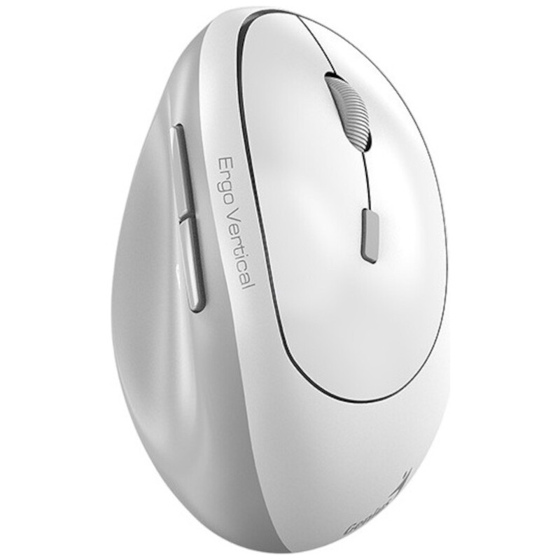 Мышь беспроводная Genius Ergo 8350S AI Silent White/Grey Wireless (31030041401)