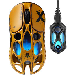 Мышь GravaStar Mercury X Pro Battle-Worn Yellow Wireless (GS_X_PRO_YLW)