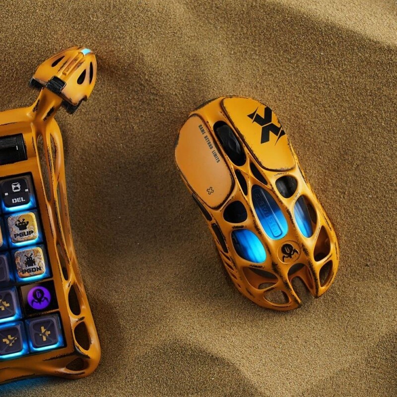 Мышь GravaStar Mercury X Pro Battle-Worn Yellow Wireless (GS_X_PRO_YLW)